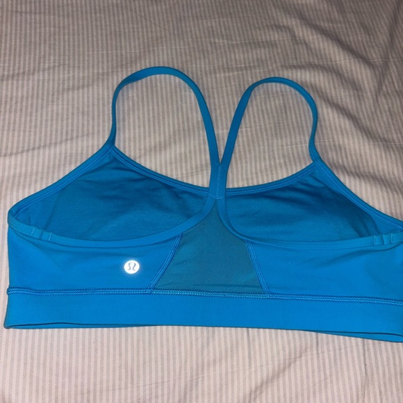 Lululemon Flow Y Bra IV Blue W2541S - Picture 5 of 6